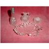 Image 1 : Childrens English Hobnail Condiment set. #1908681