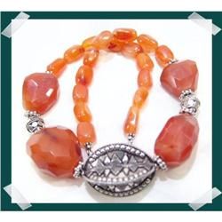 JUMBO tangerine Faceted Carnelian Nugget #1908780