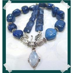 affluent Lapis Nugget & FACETED Chicklet #1908781