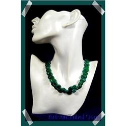 Brilliant Green Onyx Peridot Sterling Choker #1908819