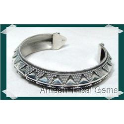 SHOWSTOPPER Sterling Mughal Traditional Cuff~49#1908897