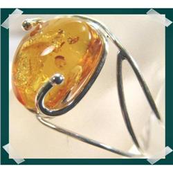 delicate Hues of Genuine Baltic Amber Sterling #1908907