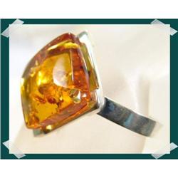 Enchanting Genuine HONEY Baltic Amber Cuff #1908910