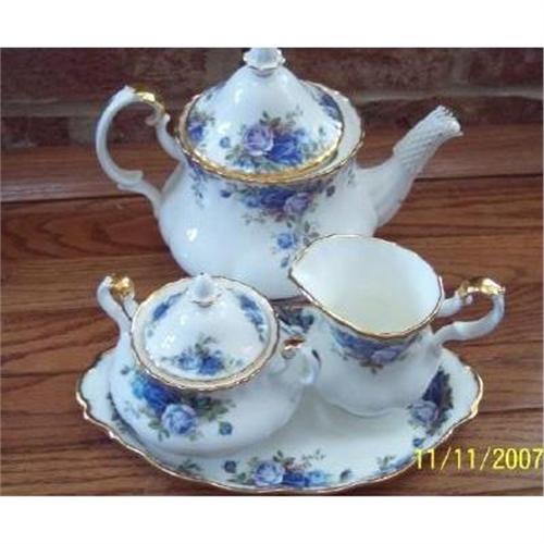 Moonlight Tea Set Royal Albert Moonlight Rose Tea Set #1908986