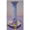 Image 1 : B&C Limoges Footed Candlestick - Handpainted #1909001