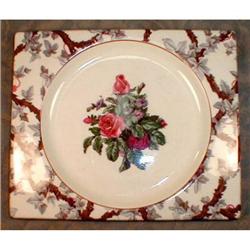 CLARICE Cliff PLATE Biarritz CHINTZ -Antique- #1909149
