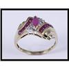 Image 1 : Rich 14K Yellow Gold Ruby and Diamond Ring #1909272