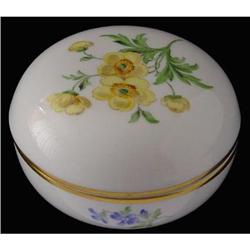 Meissen Porcelain Covered Ring / Trinket Box #1909412