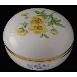 Meissen Porcelain Covered Ring / Trinket Box #1909412