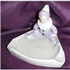 Image 1 : Porcelain German child clown figural ashtray #1909501