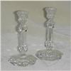 Image 1 : Glass Candlesticks  #1909645