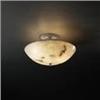 Image 1 : NIB Justice Design Round Dome Bowl Semi-Flush #1909652