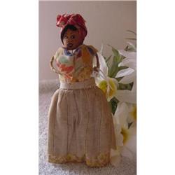 Doll 6" Pecan Mammy Patent Applied For 1940s #1909739