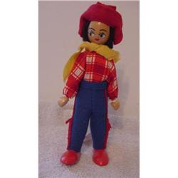 Doll Cowboy Wood Made in Poland #1909766