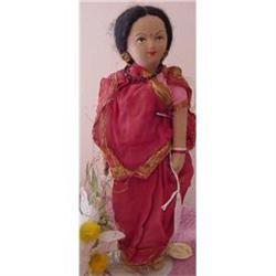 Doll Cloth India Woman MADRASI Hand Made #1909768