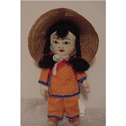 Doll Cloth Oriental Hong Kong Big Hat #1909770