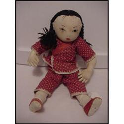 Doll Cloth Ada Lum Unmarked Chinese Doll #1909834