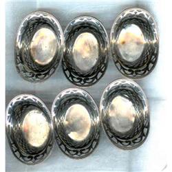 Sterling Nut Cups. Reticulated, Circa 1920 #1909958