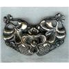 Image 1 : Art Nouveau Buckle Silver Plate c1880 #1910040