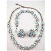 Image 1 : Vintage THERMOSET Blue HEART Full PARURE #1910167