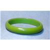 Image 1 : Bakelite Bangle Green Olive color  #1910293