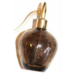 Smoky Crackle Glass Atomizer  Perfume Bottle  #1910368