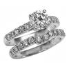 Image 1 : 2.85 carat PLATINUM DIAMOND RING wedding band#1910543