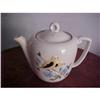 Image 1 : Tea Pot, Lrg. embossed with birds & flowers #1910656