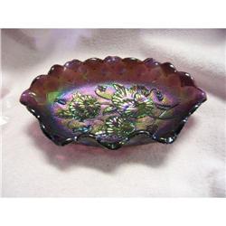 Imperial Glass Amethyst Relish Dish #1910738