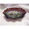 Image 1 : Imperial Glass Amethyst Relish Dish #1910738