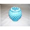 Image 1 : FENTON BLUE HOBNAIL ROSE BOWL #1910763