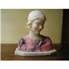 Image 1 : Italian Alabaster Bust signed #1919723