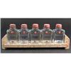 Image 1 : Set of 5 Depression Glass Lotion Bottles #1919969
