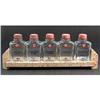 Image 1 : Set of 5 Depression Glass Lotion Bottles #1919969