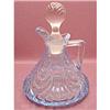 Image 1 : old 1936 Cambridge Blue Caprice Glass cruet #1920129