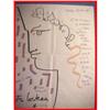 Image 1 : 1962 Jean Cocteau French Profile Drawing #1920210