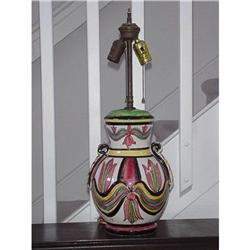 Italian Pottery Lamp SKU 6124 #1920384