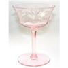 Image 1 : Pink Elegant Depression Glass Stem Set (8) #1935769