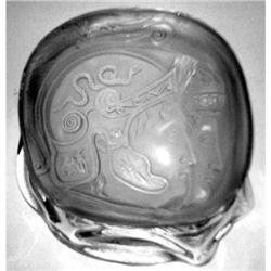 HEINRICH HOFFMAN Art Deco Glass Powder Jar #1935793