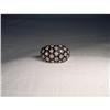 Estate 14K WG Gold Sapphire Diamond Band Ring #1935876