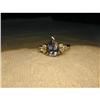 Estate 14K WG 1 CT Carat Tanzanite Diamond Ring#1935880