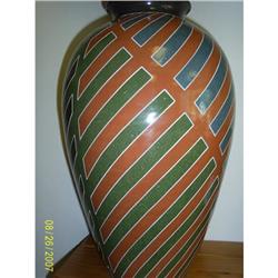 Rising Star Enmanuel Maldonado Striped Urn Vase#1940731