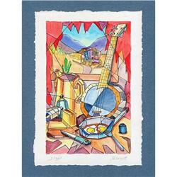  Still Life in Style 'Country'  cubism's litho #1940740