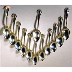 Sterling silver spoons (11) #1940789