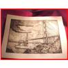 Image 1 : Signed Partee Waterfront Bridge Etching Print #1941022