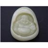 Image 1 : Chinese carved Celadon jade Happy Buddha #1941252