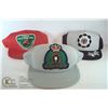 Image 1 : LOT OF 3 EMERGENCY RESPONSE HATS - RCMP, FIRE DEPT