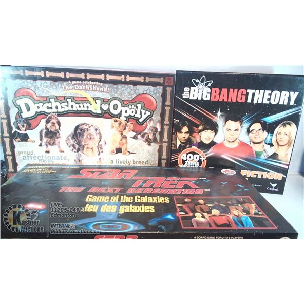BOARD GAMES,STARTREK,BIG BANG