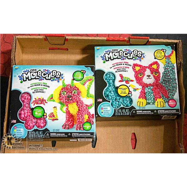 CONSTRUCT + CREATE ORBS MOLECULES 2 SETS,MERKITTY