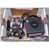 Image 1 : GAMECUBE CONSOLE WITH CORDS AND 2 CONTROLLERS.